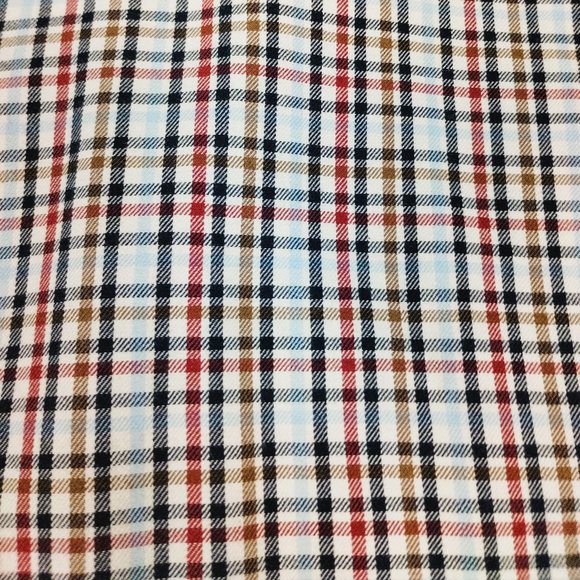 Lands' End Men's Long Sleeve Casual Button Down Plaid Big Tall 18 1/2 - 37 - Picture 6 of 15